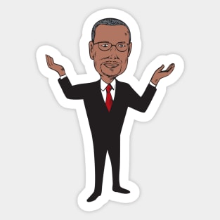 Ben Carson 2016 Republican Candidate Cartoon Sticker